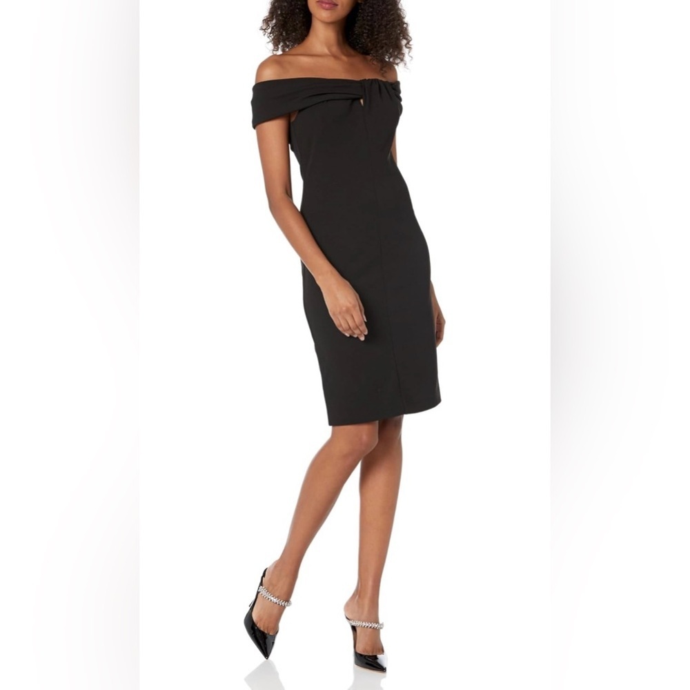 Trina Turk Women's Off The Shoulder Fitted Dress Size 10